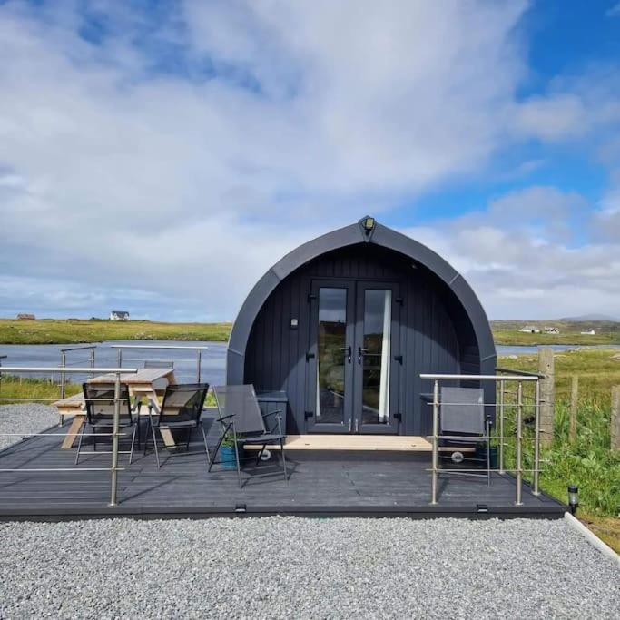 Pollachara Loch An Eilean Pod Isle Of South Uist 빌라 외부 사진